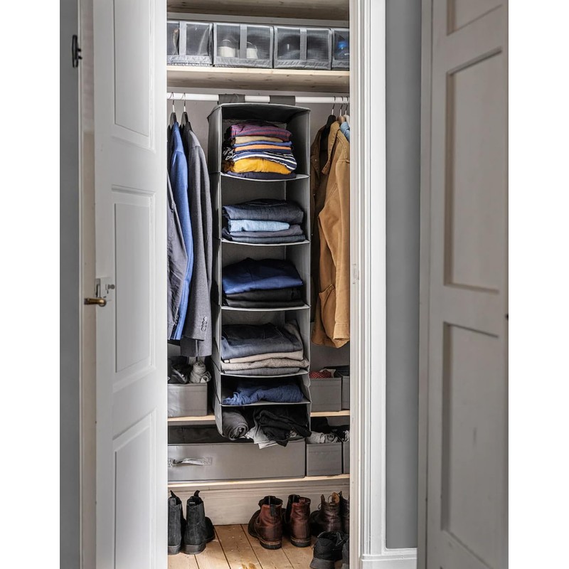Ikea Skubb Hanging Clothes Closet Storage Organizer Rack Black