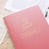 Stamp Book, Notebook, Stamp Book (Red) Stylish, Travel, Notebook, Hobby