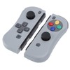 For Joycon Game Console Wireless Bluetooth Gamepad Right Left(gris foncé