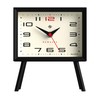 NEWGATE Henry Mantel Clock Black - No-Tick Silent Sweep Movement