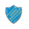 Capricornone Science Ambassador Cyan School Shield Badge