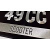 Diamond Etched Products Scooter Moped Tag No License Plate Required