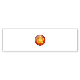 CafePress Star Shaped Eastern Symbol 10"x3" Rectangle Vinyl Bumper Sticker Car Decal