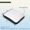 Seassauto Black Small Mirror with Heating Function for 2018+ International