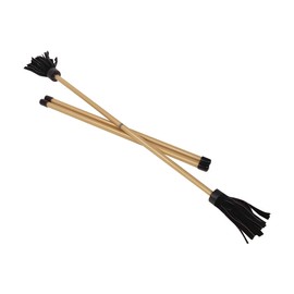 Z-Stix Professional Juggling Flower Sticks and Devil Sticks - 2 Hand Sticks, Beginner Friendly - Banshee 17" HS 26" Gold