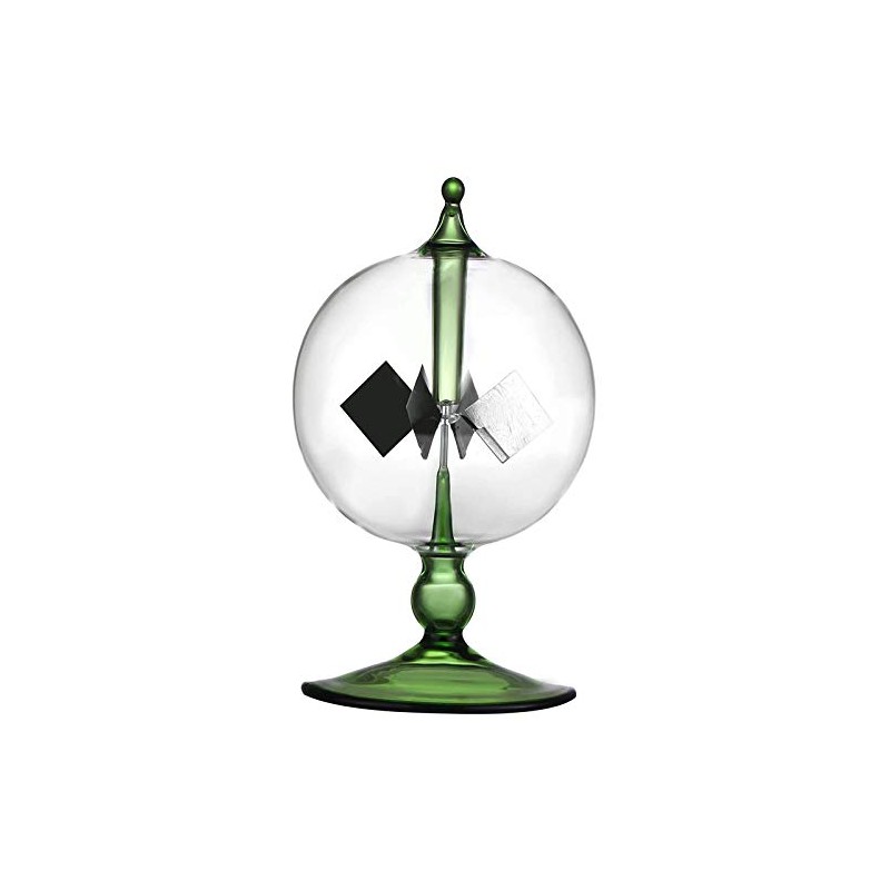 Adjivecct Green Solar Power Radiometer Crook Solar Energy Spinning Vane