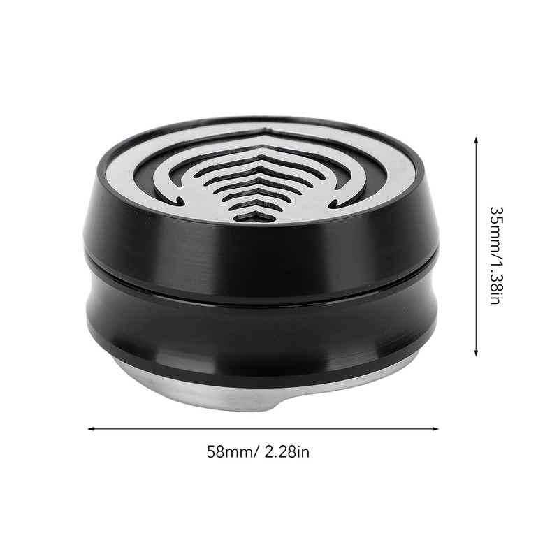 58mm Coffee Distributor Hollowed Out Adjustable Height Stainless Steel Coffee