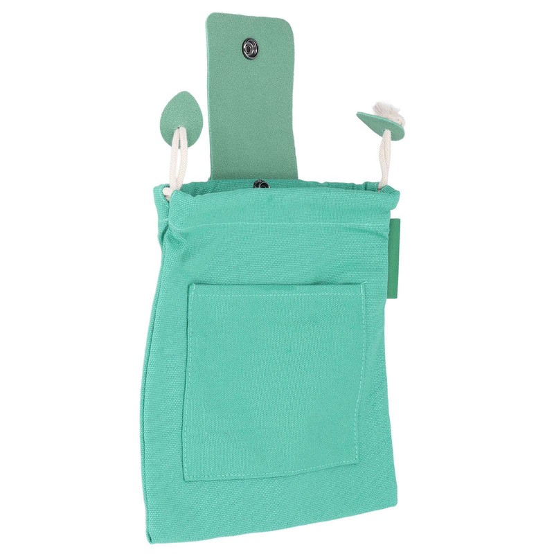Foraging Bag Large Capacity Durable Canvas PU Leather Wide Application