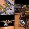 METAL-TIME SPLASHING DREAMER, 3D Metal Airplane Model Mechanical Building Kit,
