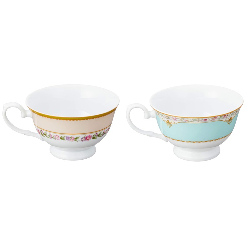 Narumi 41720-33457 Floral Boutique Cup and Saucer Set, 6.8 fl