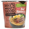 Mike's Mighty Good Craft Ramen, Spicy Beef Flavor Ramen Soup,