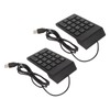 Wired Number Pad 18 Keys Ergonomic USB Plug and Play
