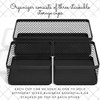 1InTheOffice Desk Baskets and Organizers Tray, Black Mesh Tray, Black