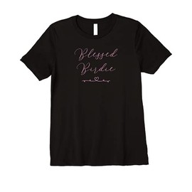 Womens Blessed Birdie Premium T-Shirt
