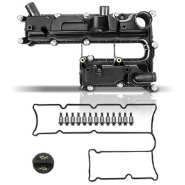 A-Premium Engine Valve Cover, with Gasket & Bolts & Oil Filler Cap, Compatible with Ford Escape 2017, L4 1.5L DOHC, Replace # DS7G6K271DF