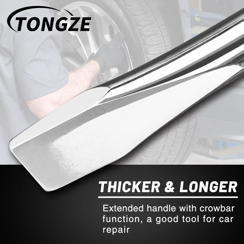 Tongze 19mm Tire Iron Lug Wrench: L-type Lug Nut Wrench