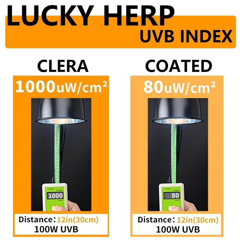 LUCKY HERP 100 Watt UVA+UVB Full Spectrum Vapor Heat Lamp