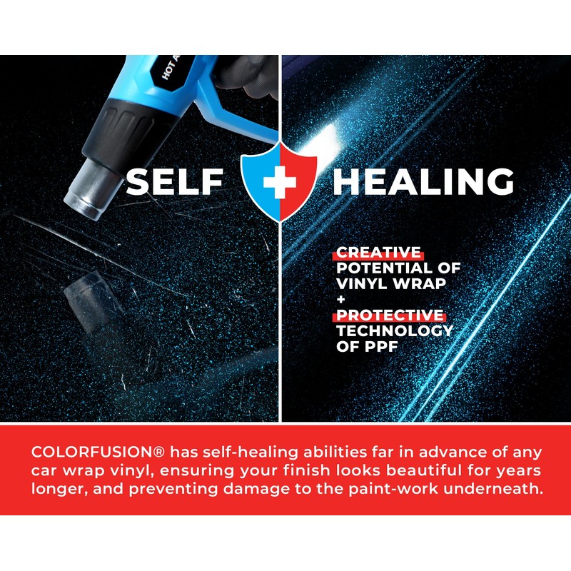 ColorFusion PPF by VViViD, Gloss Cosmic Blue Dry Apply PPF