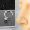 Jewelry Avalanche Diamond Nose Screw Nose Stud 14K Gold 20G