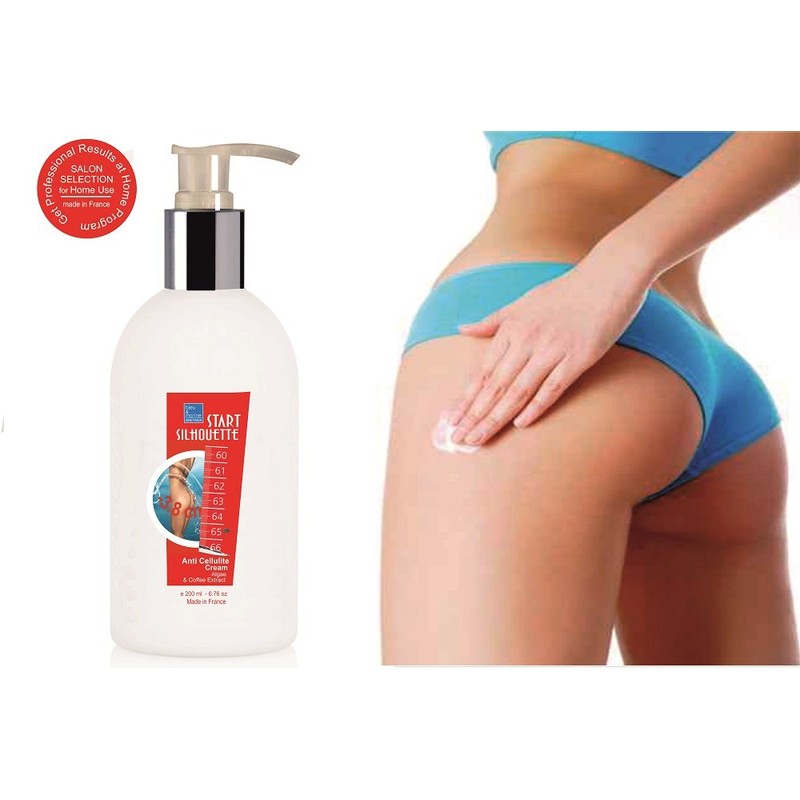 Start Silhouette Algae & Coffee ANTICELL Cellulite Cream – Professional Product 500ml