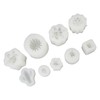 9Pcs Succulent Silicone Mold Soft Flexible Easy Release Easy to