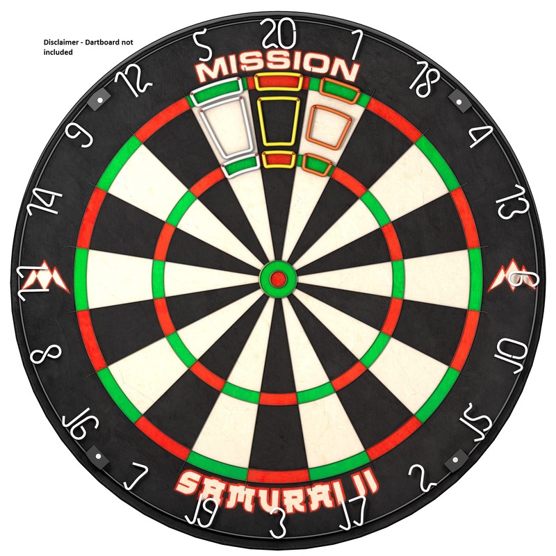 Mission Darts Darryl Fitton's Accuracy Trainer | Dartboard Practice Segments