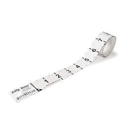 Salty Bones 36" Clear Fishing Ruler Sticker