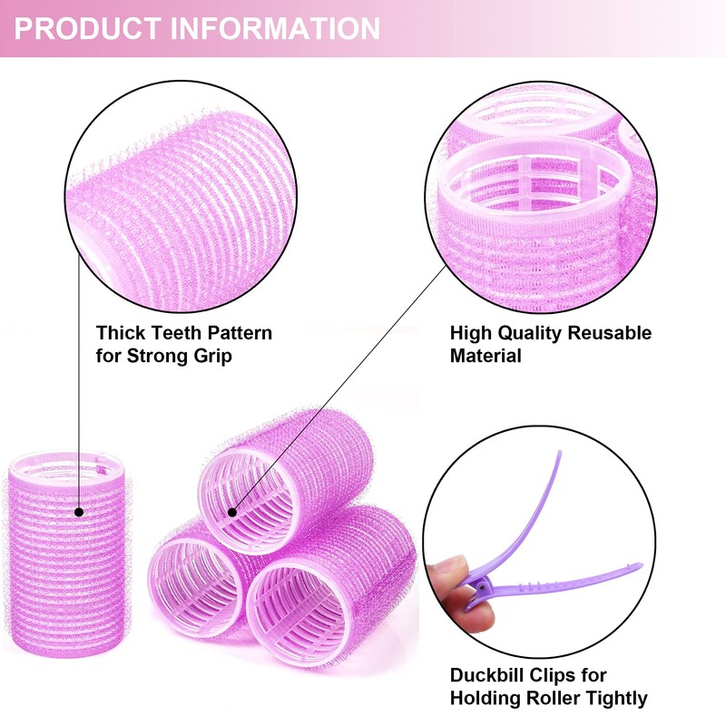 FREDY’s 31 Pieces Hair Rollers Set – 18 Self Grip
