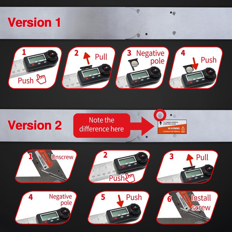 Digital Angle Finder Tool for Woodworking 7 inch / 200