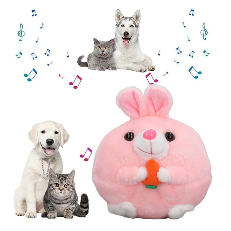 Active Moving Plush Toy Interactive Sound Effect Soft Reliable Electronic