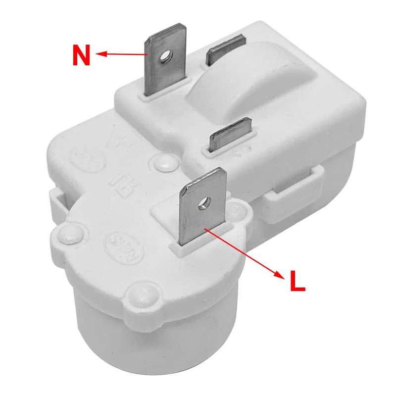 2Pin Refrigerator Over Load Protector Compressor PTC Starter Relay Freezer