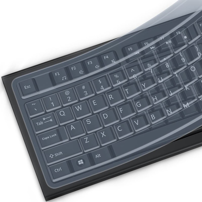 (2 Pack) Universal Clear Anti-Dust Keyboard Skin Protector Cover for