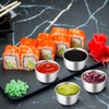 Leegg Dipping Bowls 8 Pieces Stainless Steel Snack Bowls Round