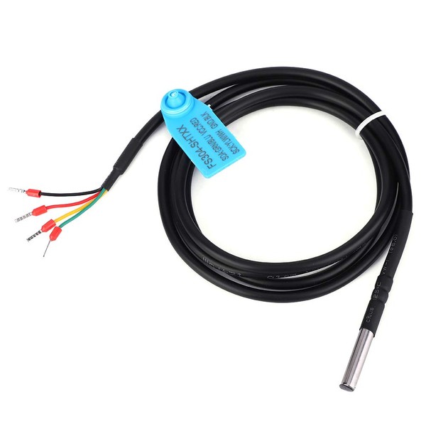 Tiiyee Temperature Humidity Sensor Probe, SHT31 Digital Soil Temperature Sensor,