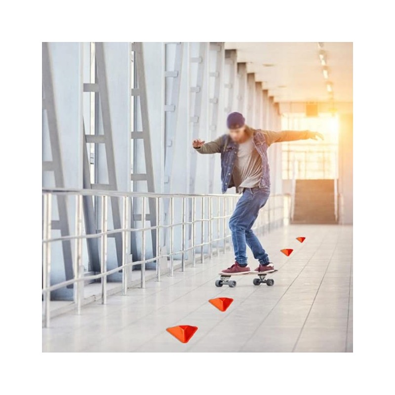 Saraoriginalshop Set of 10 Triangles Training Delimiters Set Arrows for