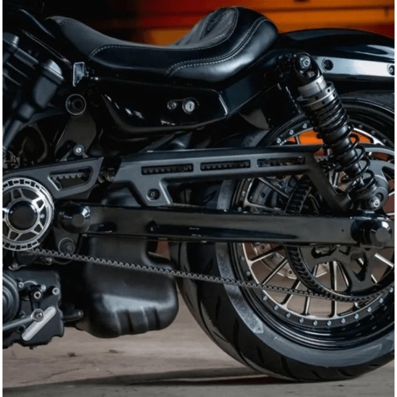 ByoBLu Motorcycle Swingarm Pivot Bolt Covers Compatible with Harley Nightster