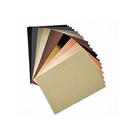 Netuno 20 Sheets Coloured Paper Set in Brown DIN A5 148 x 210 mm Cards Craft Paper Set Colourful Brown Tones Effect Paper Coloured Card Brown for Crafts and Designing Index Cards Coloured