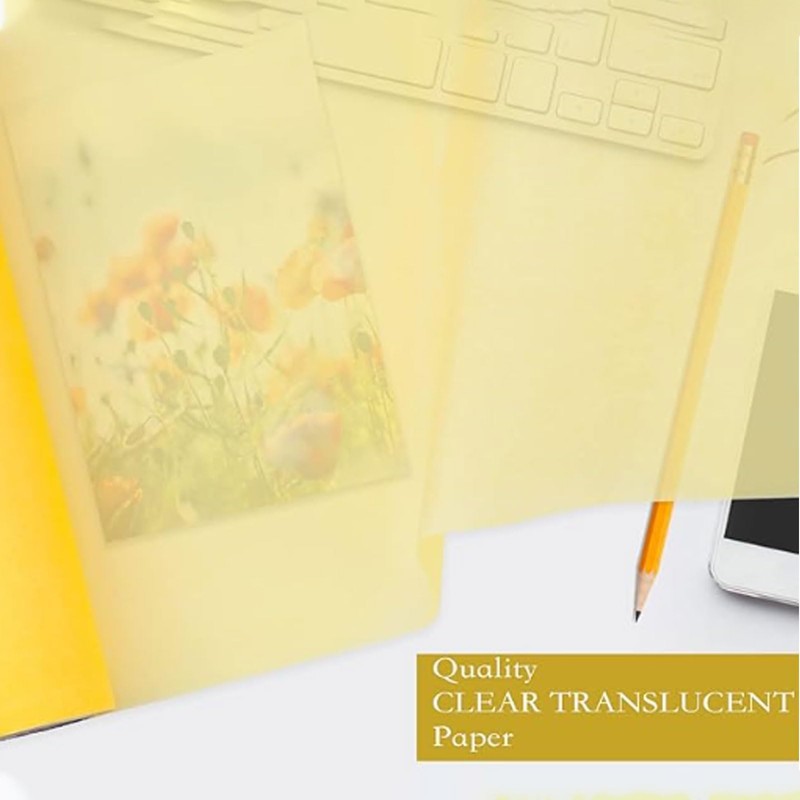 Tracing Paper Roll, 12 Inch 25/50 Yards Yellow Trace Paper