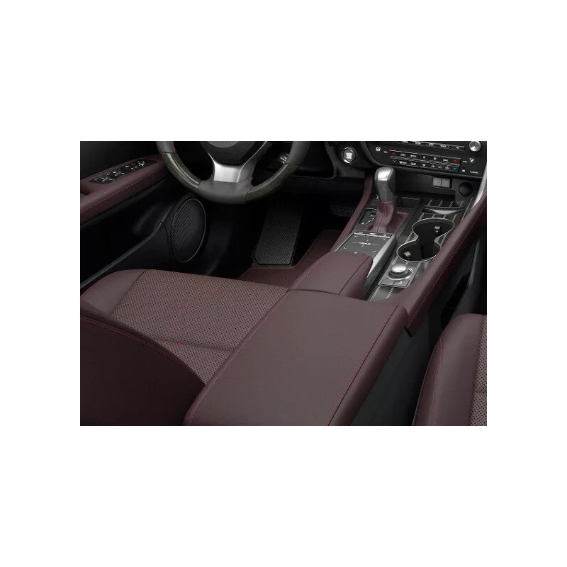 Kar Designers Fits 16-20 Lexus RX 350 Brown w/Red Stitch