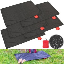 PEARL Compact Blanket: Set of 5 Mini Picnic Blankets 70 x 110 cm, Small Pack Size, 55 g (Pocket Picnic Blanket, Outdoor Blankets)