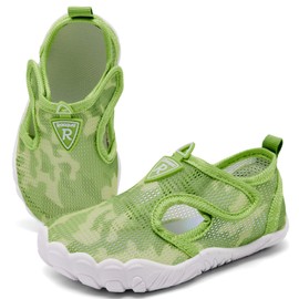 Racqua Aqua Outdoor Lightweight Wet Shoes Baby Slip-On Fast Dry Girls Pool Swimming Toddler Indoor Boys Beach Sea Water Breathable Shoes Green 8