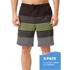TEX2FIT 2-Pack Stretchy Mens Swim Shorts 9 Inch Inseam with