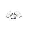 HomeAmore Metal Horizontal Mini Blind Brackets 1" X 1" (1set