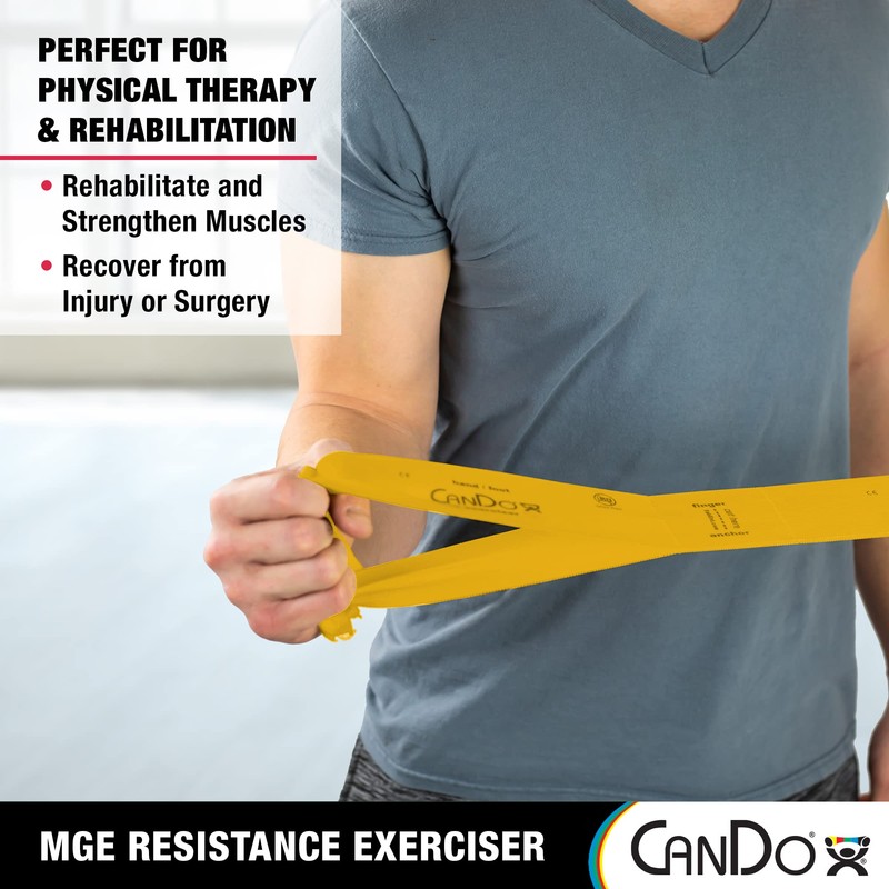 CanDo Multigrip - Ejercitador de 6 pies, XXX-Heavy, Color Dorado