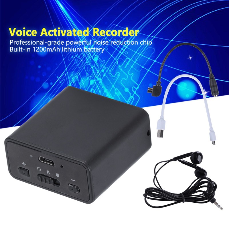 Voice Recorder One Key Recording Voice Activated Recorder for Lectures