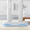 Galvanox Cargador de cepillo para polvo de dientes eléctrico dual