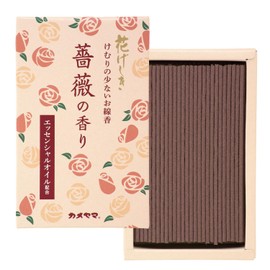 Kameyama Incense Stickers, Rose Scent, Mini Size, Approx. 1.8 oz (50 g), Approx. 170 Sticks, Incense Sticks, Low Smoke