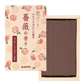 Kameyama Incense Stickers, Rose Scent, Mini Size, Approx. 1.8 oz (50 g), Approx. 170 Sticks, Incense Sticks, Low Smoke