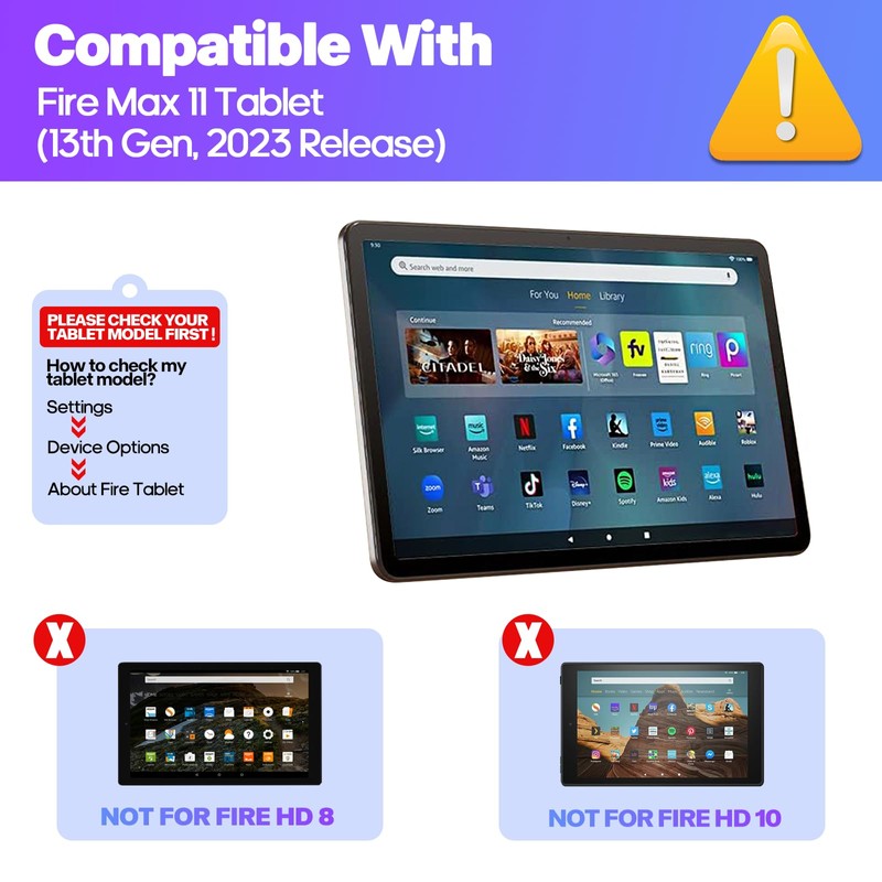 FunYaung Keyboard for Fire Max 11 Tablet 11" (13th Generation,