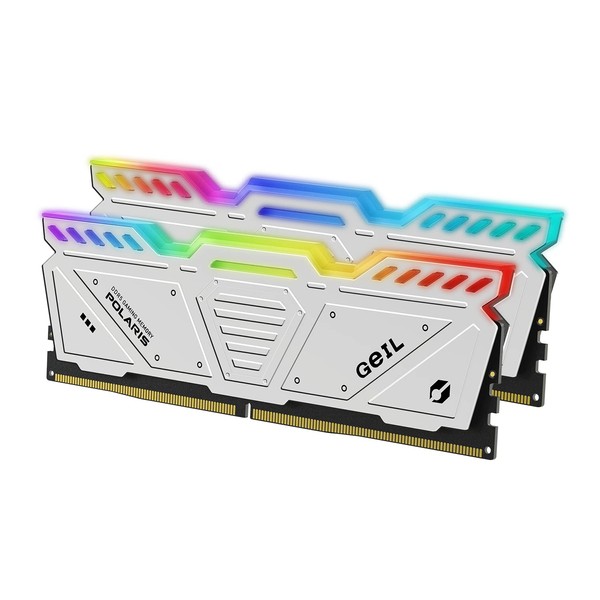 GeIL Polaris RGB DDR5 RAM, 32GB (16GBx2) 6000MHz 1.35V,Intel/AMD Compatible,